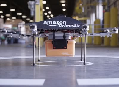 Amazon тества безпилотни дрони за експресни доставки до дома