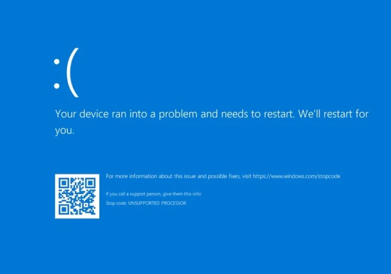 Актуализацията на Windows 11 причинява сини екрани със съобщение за грешка 