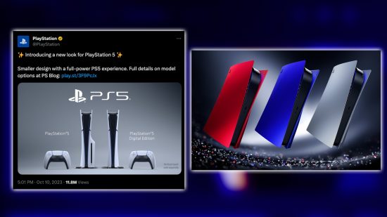 Sony представи PlayStation 5 Slim в син, червен и сребрист цвят 