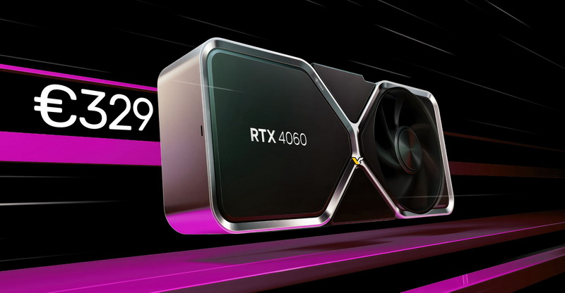 GeForce RTX 4060 ще се предлага в Европа от 329 евро, а GeForce RTX 4060 Ti - от 439 евро 