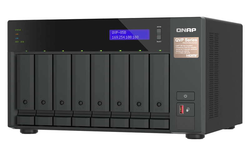 QNAP пуска на пазара QVP-85B и QVP-63B NAS за системи за видеонаблюдение 