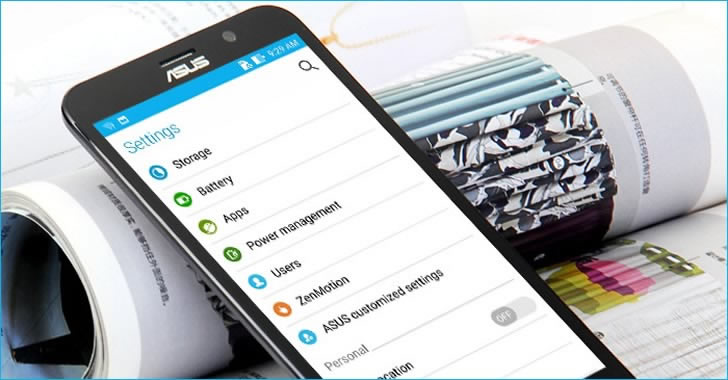 Asus Zenfone 2 ZE551ML settings