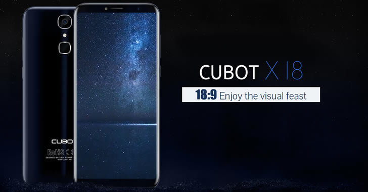 Cubot X18 display 18-9