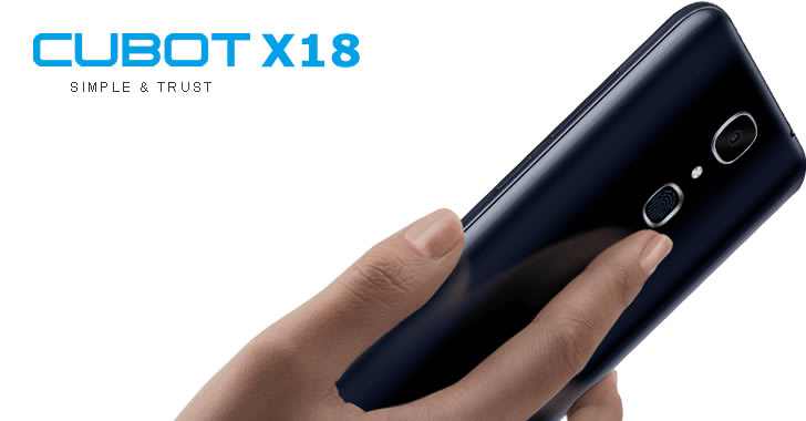 Cubot X18 fingerprint
