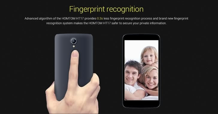 HomTom HT17 fingerprint