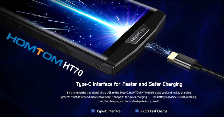 Homtom HT70 USB C