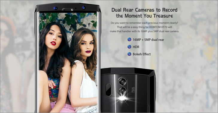 Homtom HT70 camera