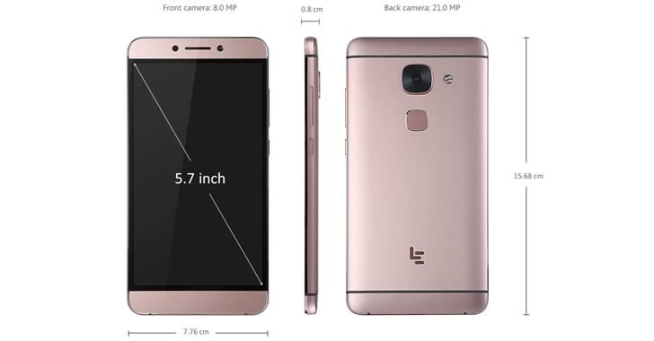 LeTV Leeco Le Max 2 razmeri