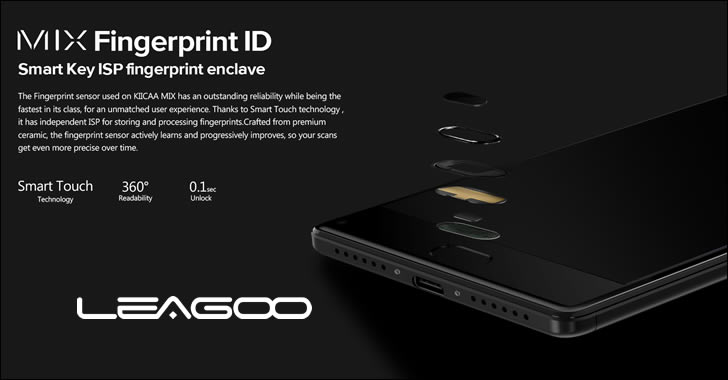 Leagoo Kiicaa Mix fingerprint