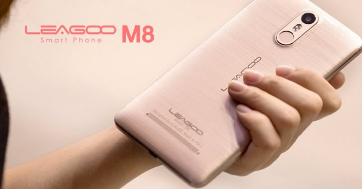 Leagoo M8 pink