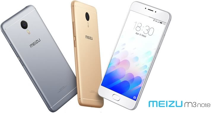 MEIZU M3 note colors