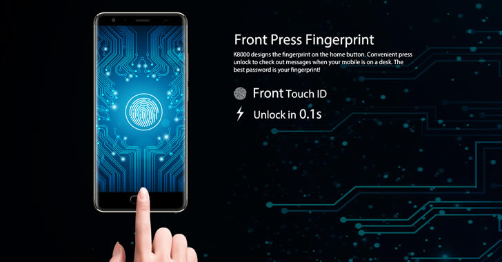 Oukitel K8000 fingerprint