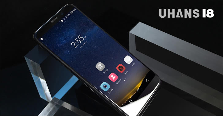 Uhans i8 - смартфон с 18:9 дисплей, 4GB RAM, 64GB ROM и двойна камера