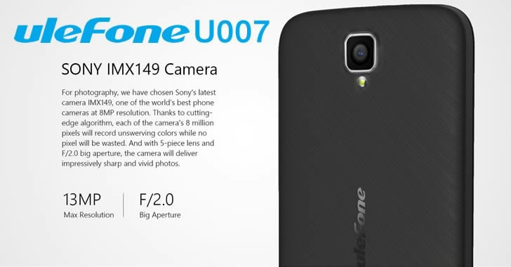 Ulefone U007 camera