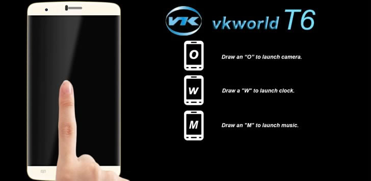 Vkworld T6 gesture