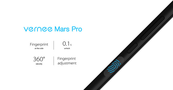 Vernee Mars Pro fingerprint