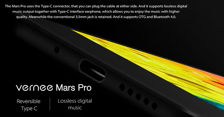 Vernee Mars Pro USB Type-C