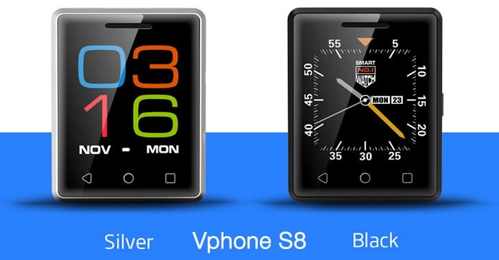 Vphone S8 - най-малкият смартфон или просто грозен смарт часовник