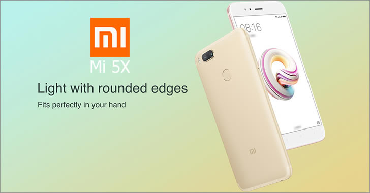 Xiaomi Mi 5X design