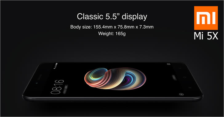 Xiaomi Mi 5X display