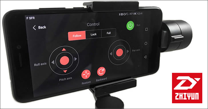 Zhiyun Smooth-Q 3-Axis Handheld Gimbal Stabilizer app