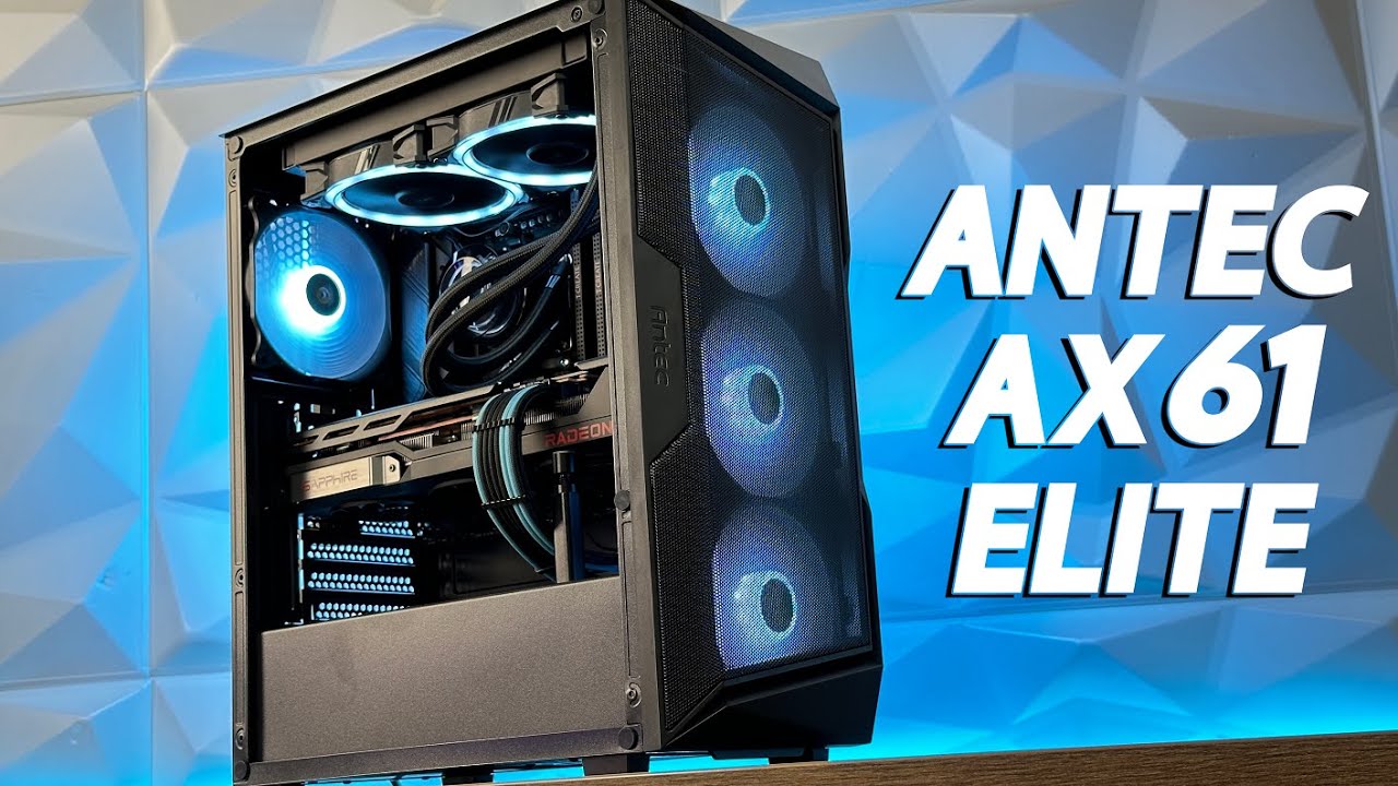 Antec пуска на пазара AX61 Elite с четири предварително инсталирани ARGB вентилатора 