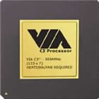 Процесор на 933МHz от VIA Technologies, Inc...