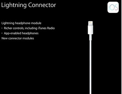 Lightning - нов порт за слушалки в iOS устройствата