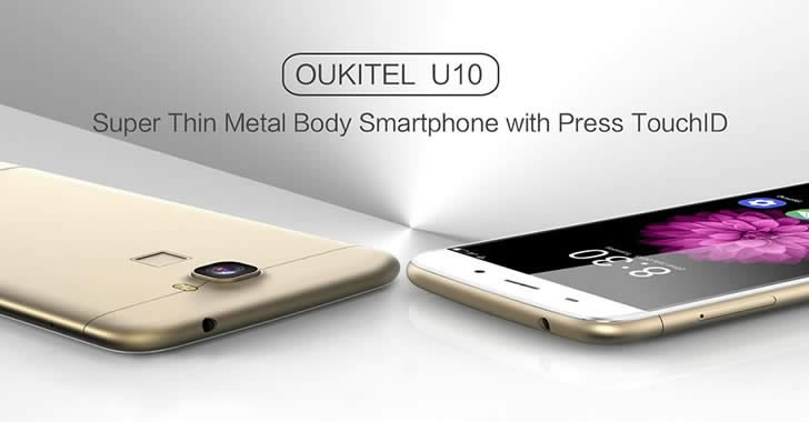 Oukitel U10 - тънък и мощен смартфон с алуминиева рамка и закривено стъкло