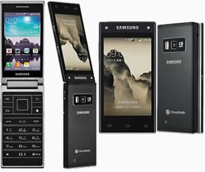 Samsung G9098 - нестандартен, сгъваем смартфон