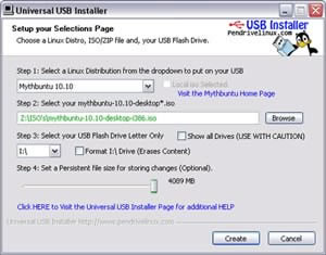 Стартирайте Linux от USB флаш с помощта на USB Installer, версия 1.9.2.5