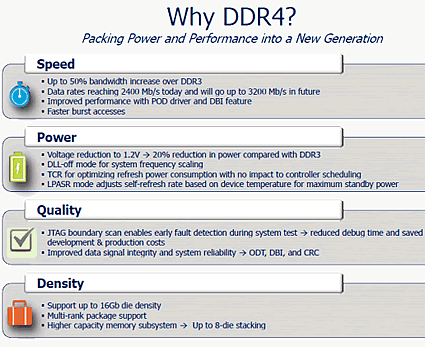 Бавно, но сигурно, DDR4 SDRAM ще замени актуалната сега DDR3 памет