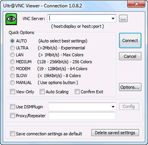 Отдалечен достъп до компютър с UltraVNC, версия 1.1.9.1