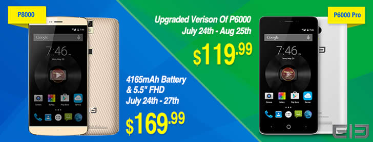 Промоционални цени на Elephone P6000 Pro и Elephone P8000 в Everbuying.net