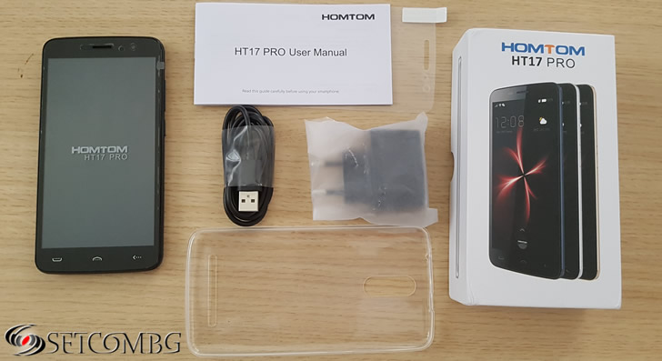 Homtom HT17 Pro Delivery Package