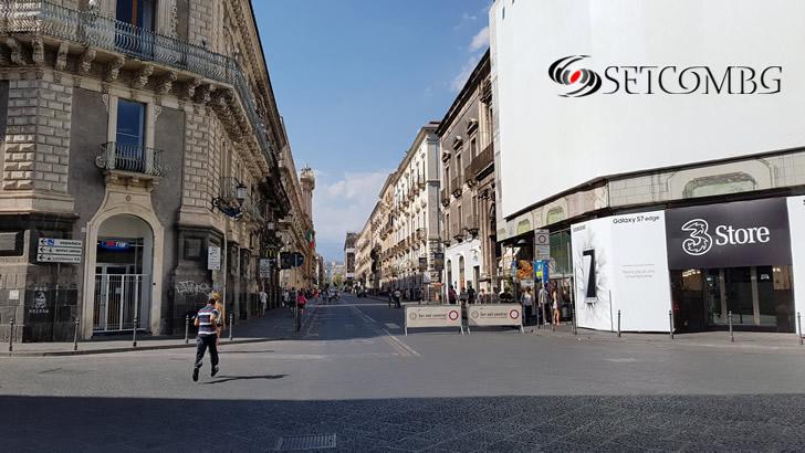 по улиците на Catania