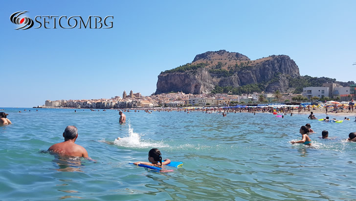 Cefalu beach