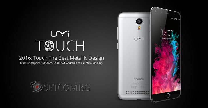 UMI Touch - солиден смартфон със силни характеристики и метален корпус