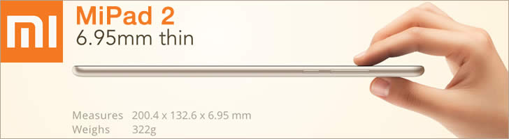 Xiaomi MiPad 2 thin