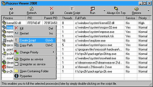 Process Viewer 2000 (build 2.3)