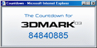 Тhe Countdown for 3DMark03