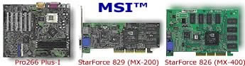 MSI обяви днес пускането на три нови продукта ...