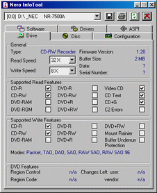 Nero InfoTool 1.03