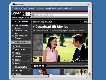 RealPlayer 10RealPlayer 10.5 Build 6.0.12.1698.5