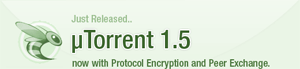 µTorrent 1.5.1 Beta Build 465