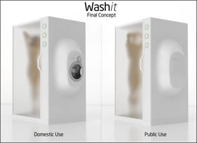 WashIT - Иновативна душ кабина ще пере дрехите ви докато се къпете