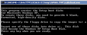 Microsoft пусна boot дискети за инсталация на WinXP...